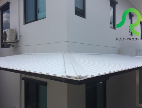 แผ่นหลังคาไวนิลเคลือบแข็ง คุณภาพสูง